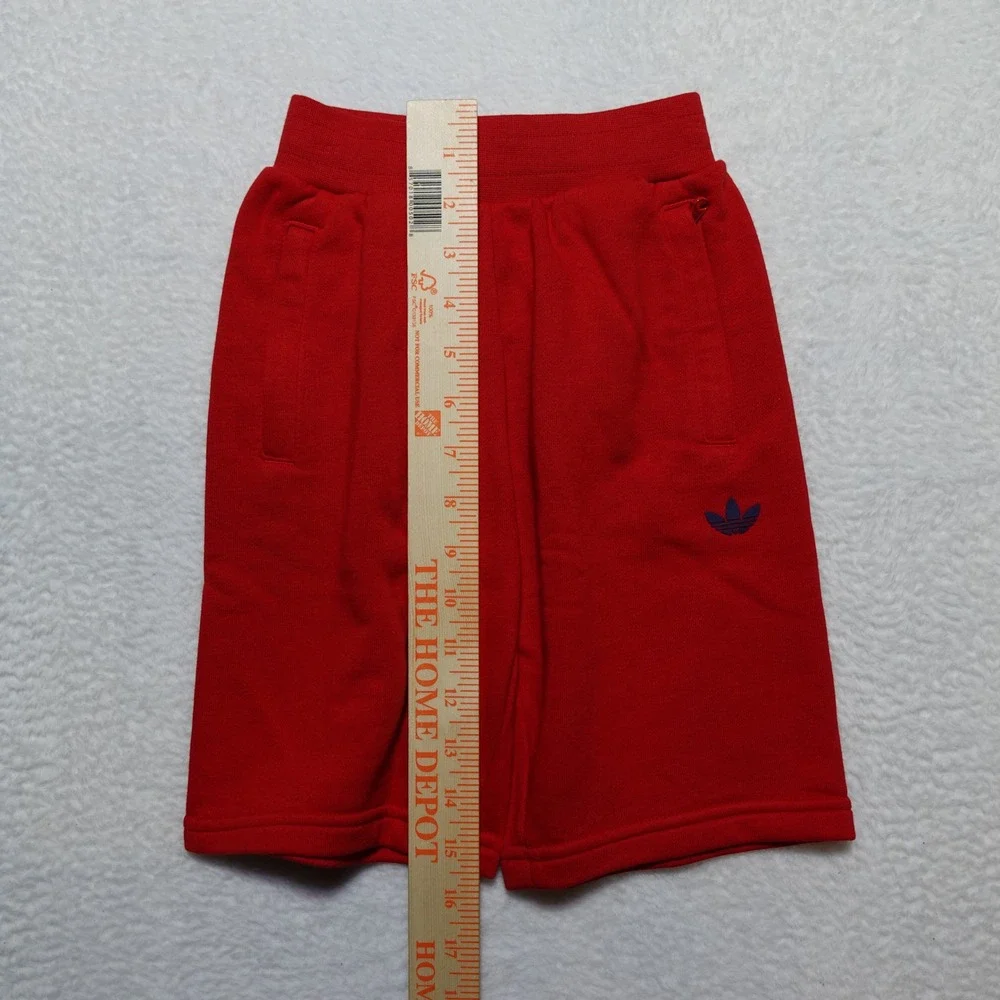 Adidas Short Tee Set Kids 5T Bright Red Brand New Trefoil 2-Piece KA0223
